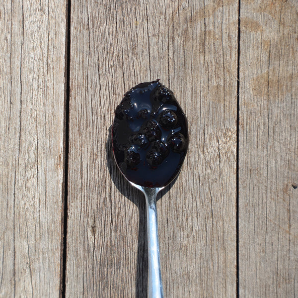 Bluberry jam with ginger, 9.5 oz