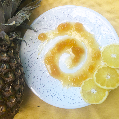 Pineapple jam with lemon, 9.5 oz